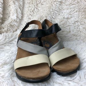 Wanda Panda Leather Strappy Heeled Size 39